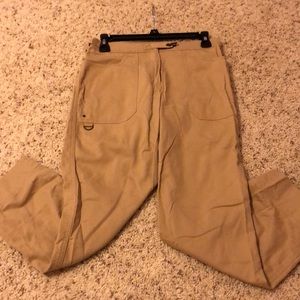 Petite Ralph Lauren Capri Khaki Pants